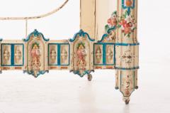French 19th Century Painted Metal Daybed on Casters - 1887545
