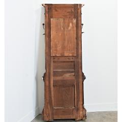 French 19th Century Painted Oak Hall Tree - 4606833