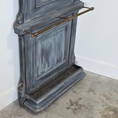 French 19th Century Painted Oak Hall Tree - 4606840