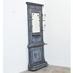 French 19th Century Painted Oak Hall Tree - 4606857