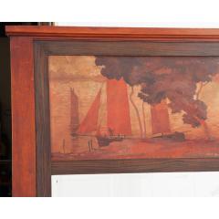 French 19th Century Painted Trumeau - 2538635