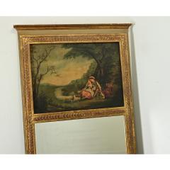 French 19th Century Painted Trumeau - 4135218