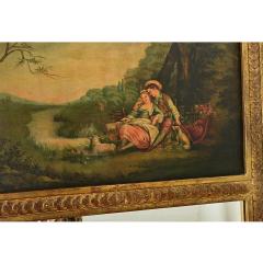 French 19th Century Painted Trumeau - 4135220