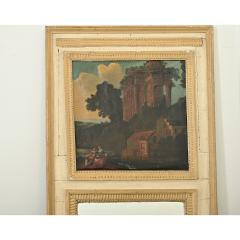 French 19th Century Painted Trumeau Mirror - 4079497