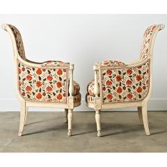 French 19th Century Pair of Directoire Bergeres - 4157430