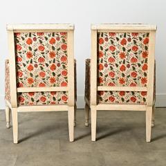 French 19th Century Pair of Directoire Bergeres - 4157434