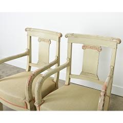French 19th Century Pair of Directoire Fauteuils - 4150121