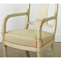 French 19th Century Pair of Directoire Fauteuils - 4150136
