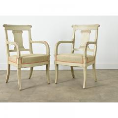 French 19th Century Pair of Directoire Fauteuils - 4150146