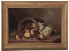 French 19th Century Pair of Still Life Oil Paintings By Menne - 1894827