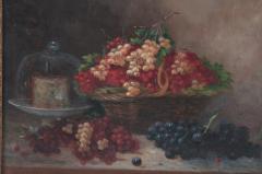 French 19th Century Pair of Still Life Oil Paintings By Menne - 1894831