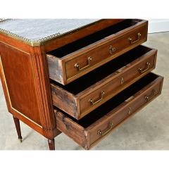 French 19th Century Petite Commode with Inset Marble Top - 4798306