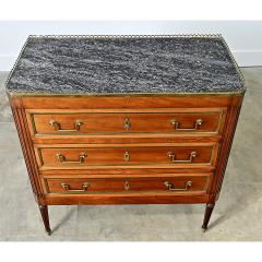 French 19th Century Petite Commode with Inset Marble Top - 4798314