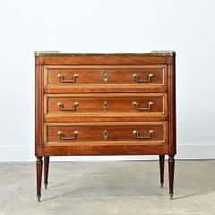 French 19th Century Petite Commode with Inset Marble Top - 4798317