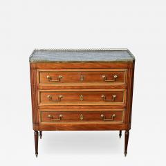 French 19th Century Petite Commode with Inset Marble Top - 4801182