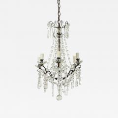 French 19th Century Petite Crystal Chandelier - 3917331