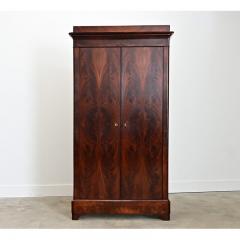 French 19th Century Petite Mahogany Louis Philippe Armoire - 4596532
