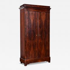 French 19th Century Petite Mahogany Louis Philippe Armoire - 4604706