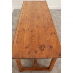 French 19th Century Pine Drapery Table - 2805811