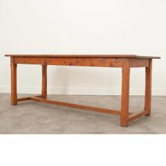 French 19th Century Pine Drapery Table - 2805871