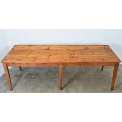 French 19th Century Pine Farm Table - 4798632