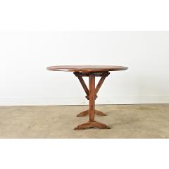 French 19th Century Pine Oak Wine Taster s Table - 4482208