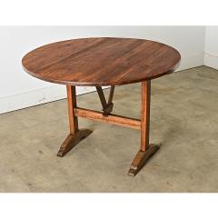 French 19th Century Pine Oak Wine Taster s Table - 4482209
