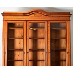 French 19th Century Pitch Pine Bibliotheque - 4530283