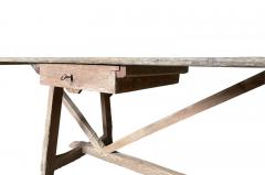 French 19th Century Primitive Dining Table Work Table - 2727504
