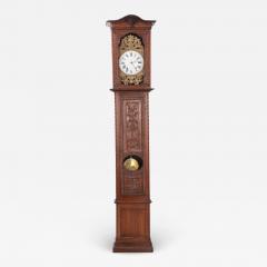 French 19th Century Provincial Horloge Case Clock - 2052630