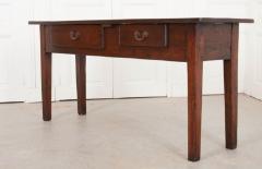 French 19th Century Provincial Oak Server - 1237659