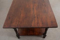 French 19th Century Provincial Walnut Drapery Table - 1237708