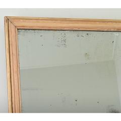 French 19th Century Raw Pine Mirror - 3833078