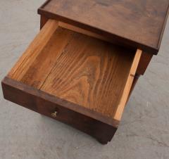 French 19th Century Restoration Style Walnut Bedside Table - 973021