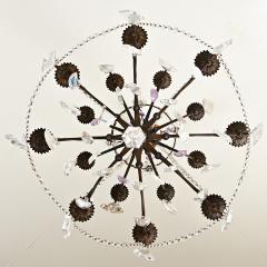 French 19th Century Rock Crystal and Amethyst Chandelier - 4455431