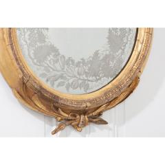 French 19th Century Round Gold Gilt Mirror - 1936165