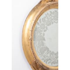 French 19th Century Round Gold Gilt Mirror - 1936166