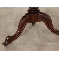 French 19th Century Round Mahogany Pedestal Table - 2805822