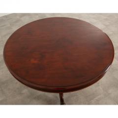 French 19th Century Round Mahogany Pedestal Table - 2805889