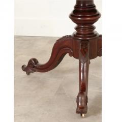 French 19th Century Round Mahogany Pedestal Table - 2805890