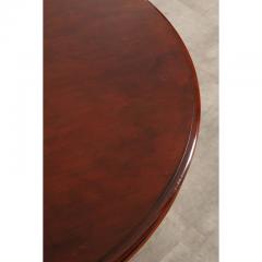 French 19th Century Round Mahogany Pedestal Table - 2805895