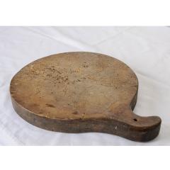 French 19th Century Round Wooden Breadboard - 1556013