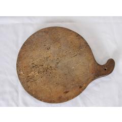 French 19th Century Round Wooden Breadboard - 1621621