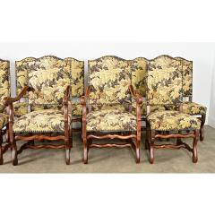 French 19th Century Set of Ten Os de Mouton Dining Chairs - 4447458