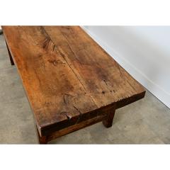 French 19th Century Solid Beech Farm Table - 4578181