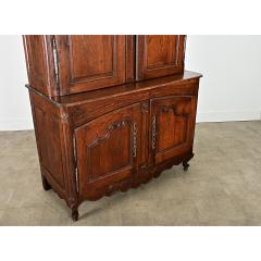 French 19th Century Solid Oak Buffet Deux Corps - 4367208