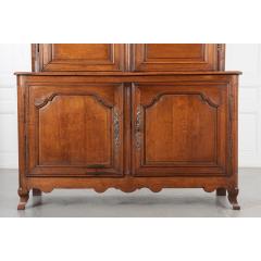 French 19th Century Solid Oak Buffet a Deux Corps - 2469213