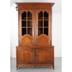 French 19th Century Solid Oak Buffet a Deux Corps - 2469256