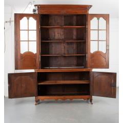 French 19th Century Solid Oak Buffet a Deux Corps - 2469261