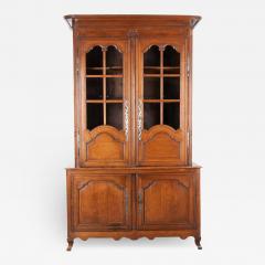 French 19th Century Solid Oak Buffet a Deux Corps - 2482646